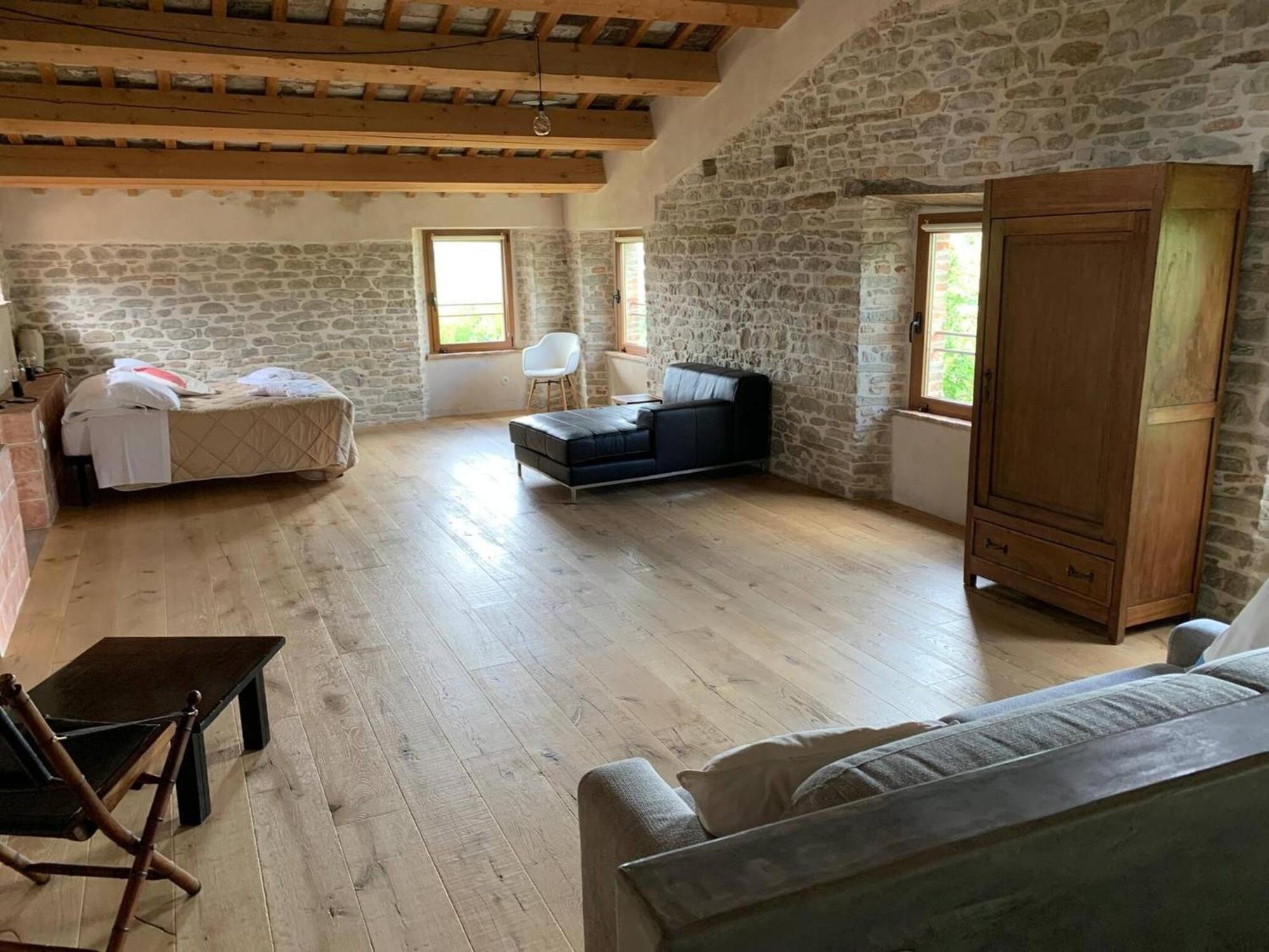 فيلا Borgo Calbianco - Private House With Pool & Airco Cerreto Castello المظهر الخارجي الصورة