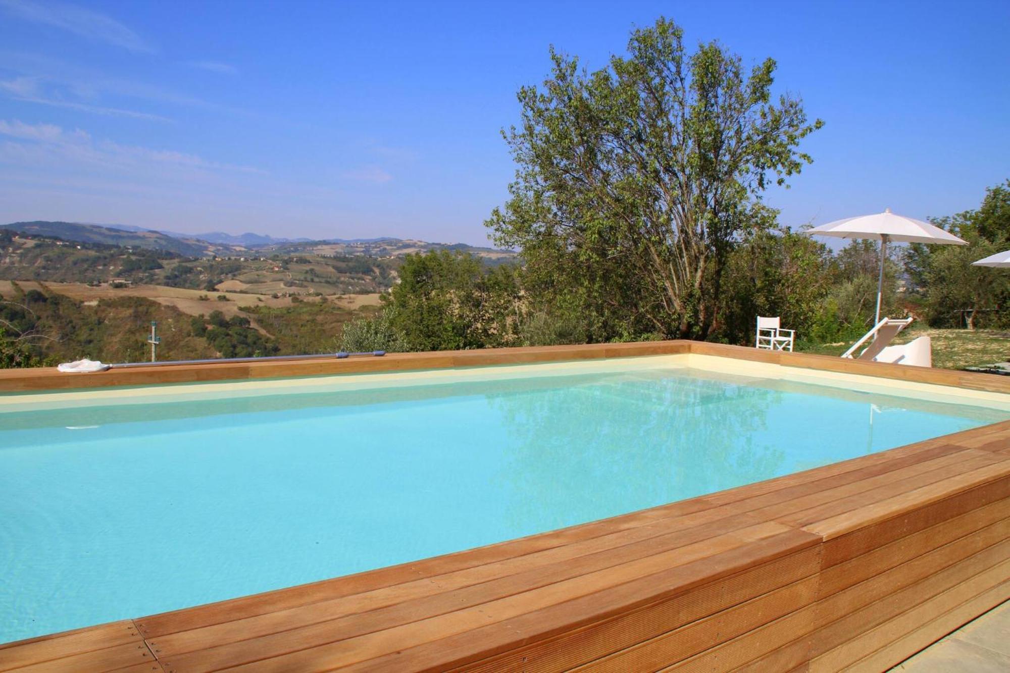 فيلا Borgo Calbianco - Private House With Pool & Airco Cerreto Castello المظهر الخارجي الصورة