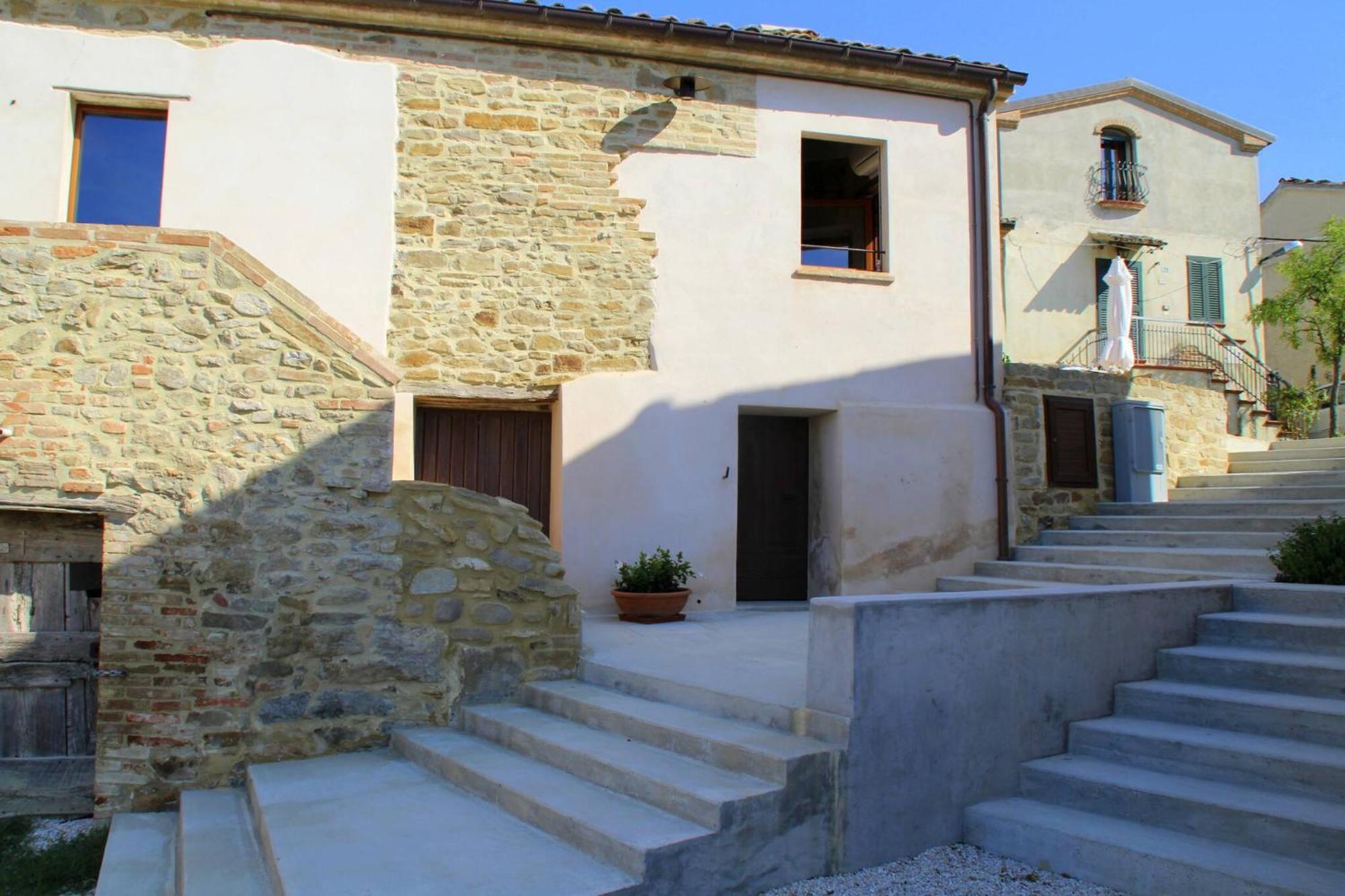 فيلا Borgo Calbianco - Private House With Pool & Airco Cerreto Castello المظهر الخارجي الصورة