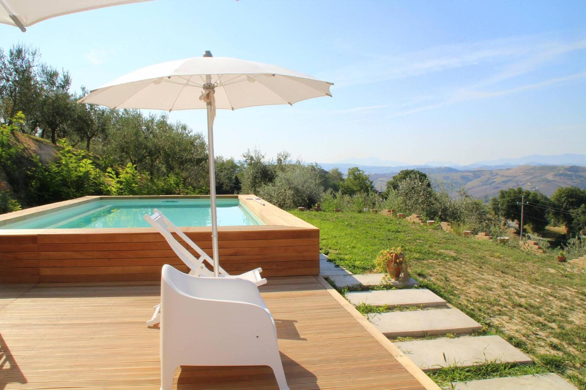 فيلا Borgo Calbianco - Private House With Pool & Airco Cerreto Castello المظهر الخارجي الصورة